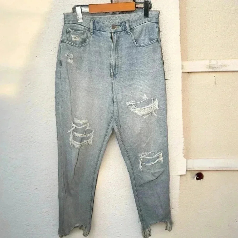 American eagle curvy mom Jean  6